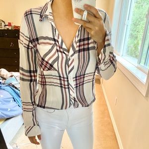 Rails plaid button up shirt